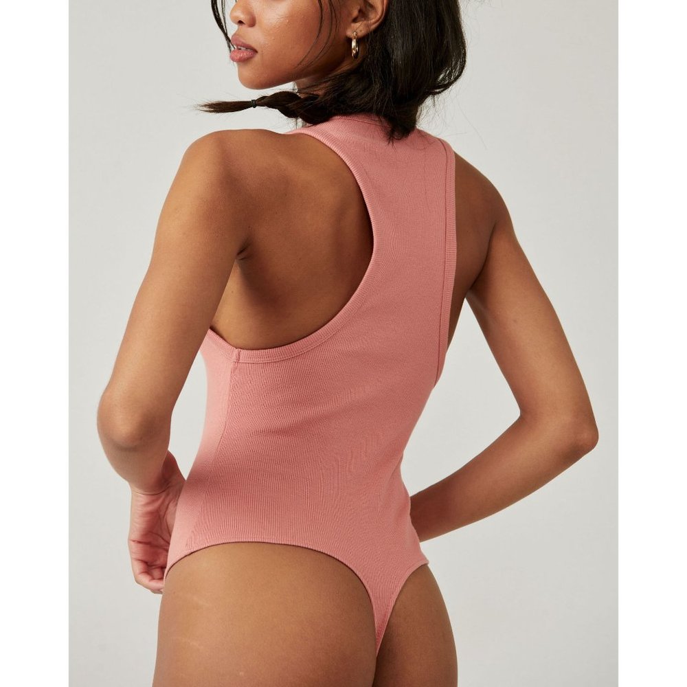 FREE PEOPLE Brexley Bodysuit / Canyon Crush - Picture 4 of 6